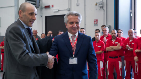 Alberto Vacchi di IMA e Riccardo Servetti di Telerobot